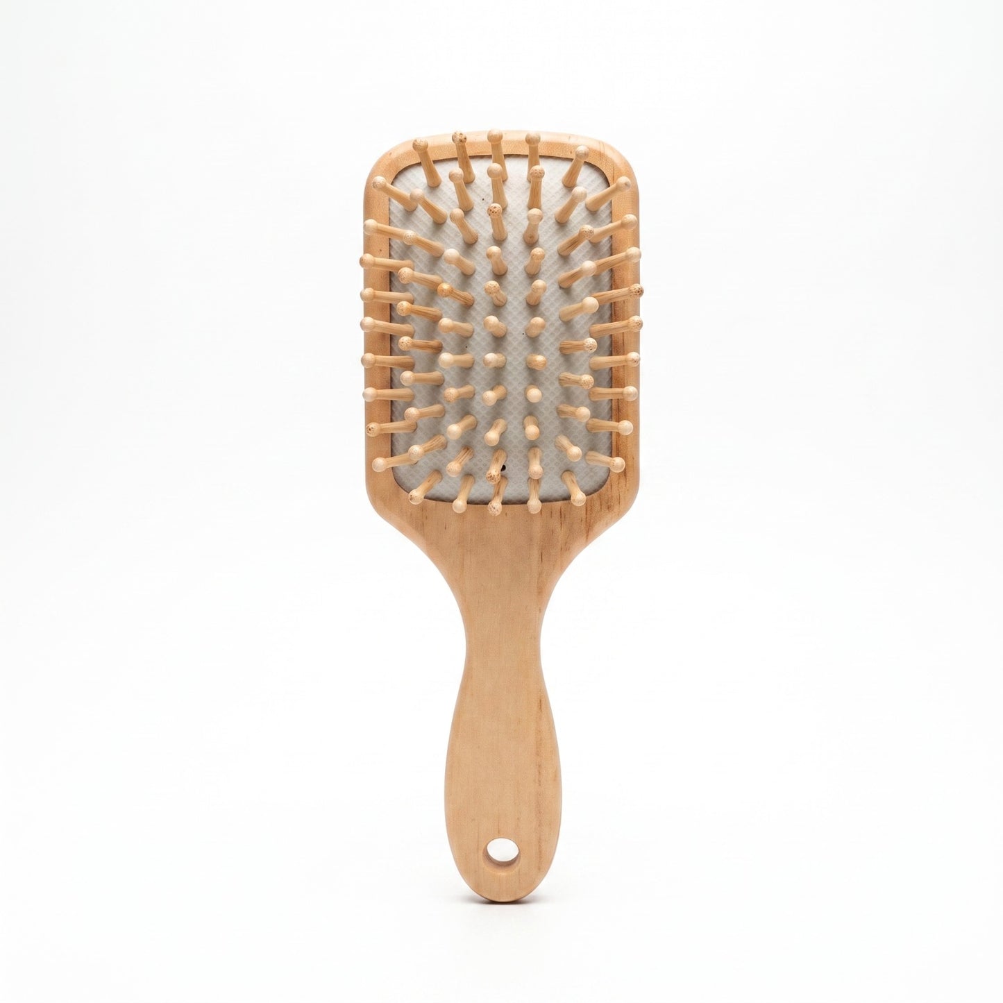 Brosse à Cheveux en Bois Naturel "Lapin Mignon" avec Coussin d'Air | Démêlante, Anti-Statique & Massage du Cuir Chevelu