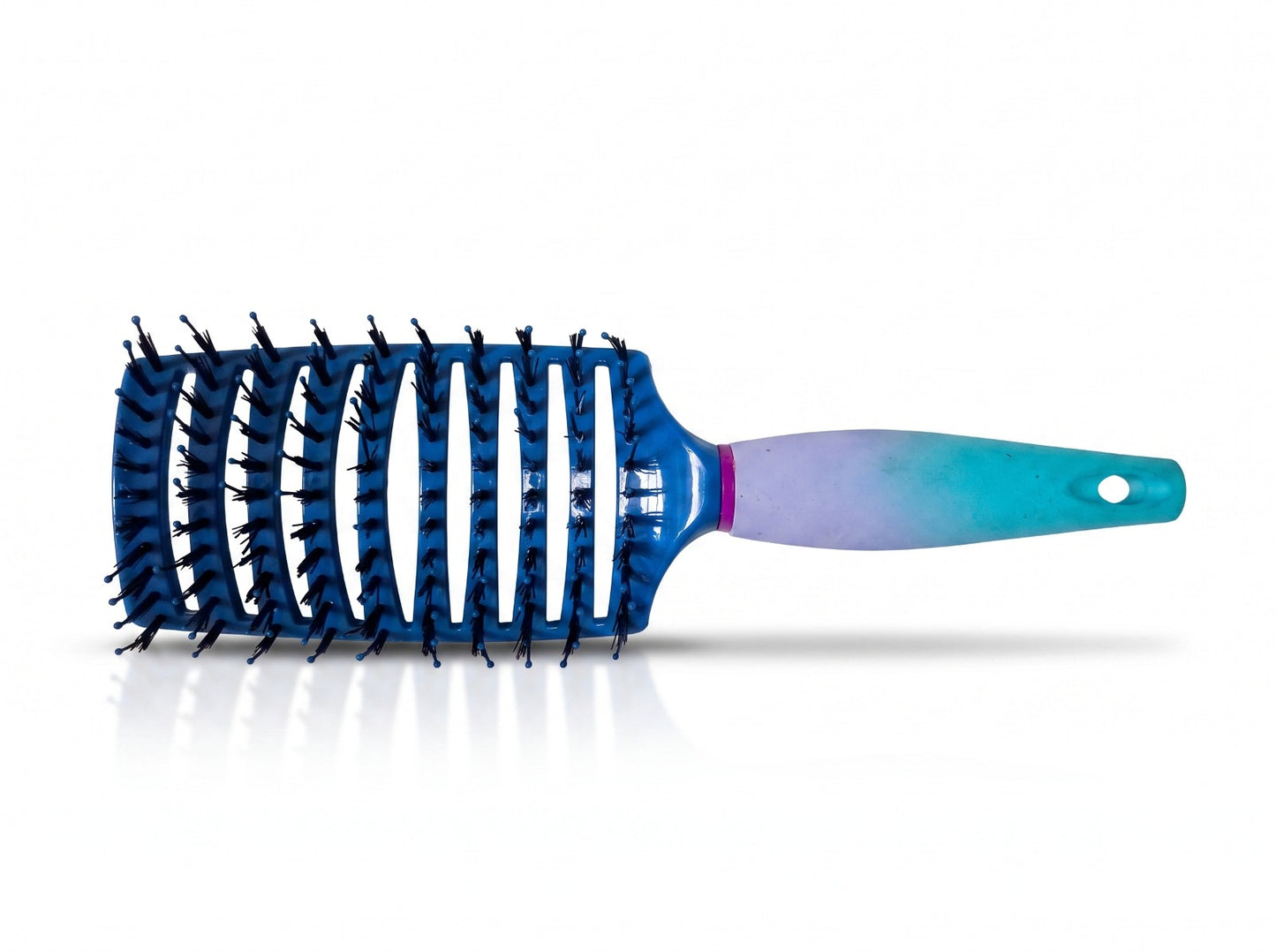Brosse Ventilée Incurvée Anti-Casse | Séchage Rapide & Démêlage Facile