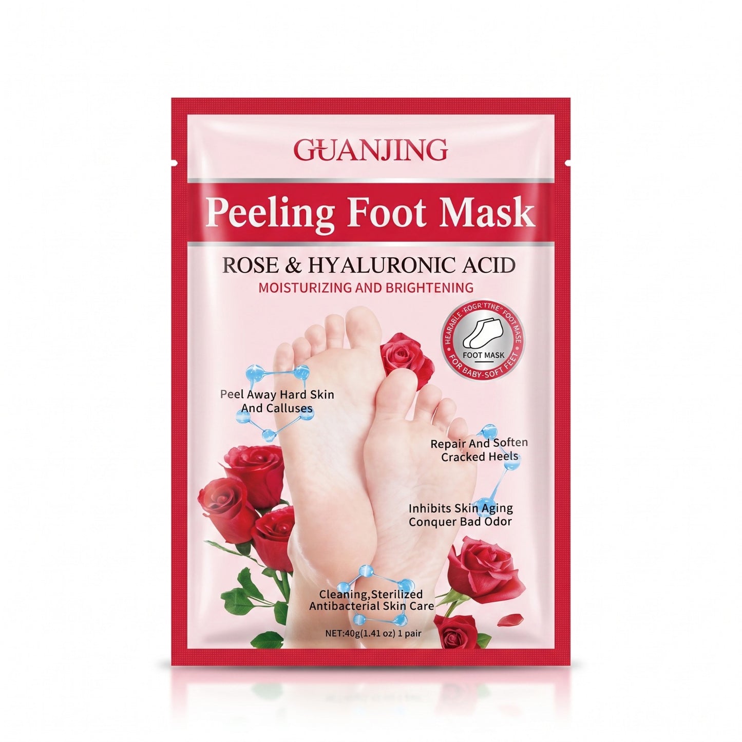 Masque Peeling Exfoliant pour les Pieds | Chaussettes Anti-Callosités & Hydratation Profonde