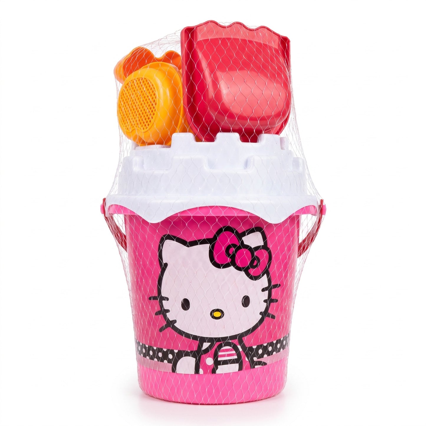 Set de Plage & Bac à Sable "Hello Kitty" | Kit Complet avec Seau, Pelle et Tamis