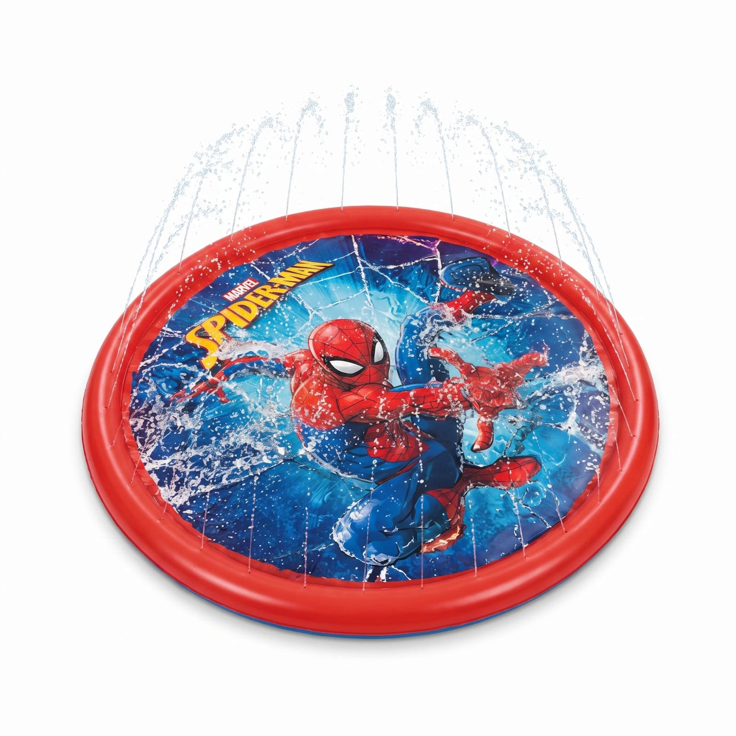 Tapis de Jeu d'Eau "Splash Pad" Spider-Man Bestway - 1,65m | Aire Aquatique pour Enfants