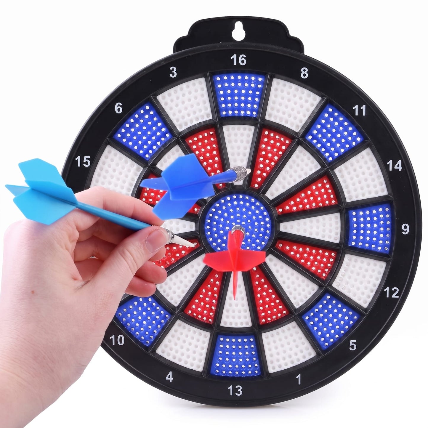 Cible de Fléchettes de Sécurité avec 6 Fléchettes | Jeu de Sport en Intérieur