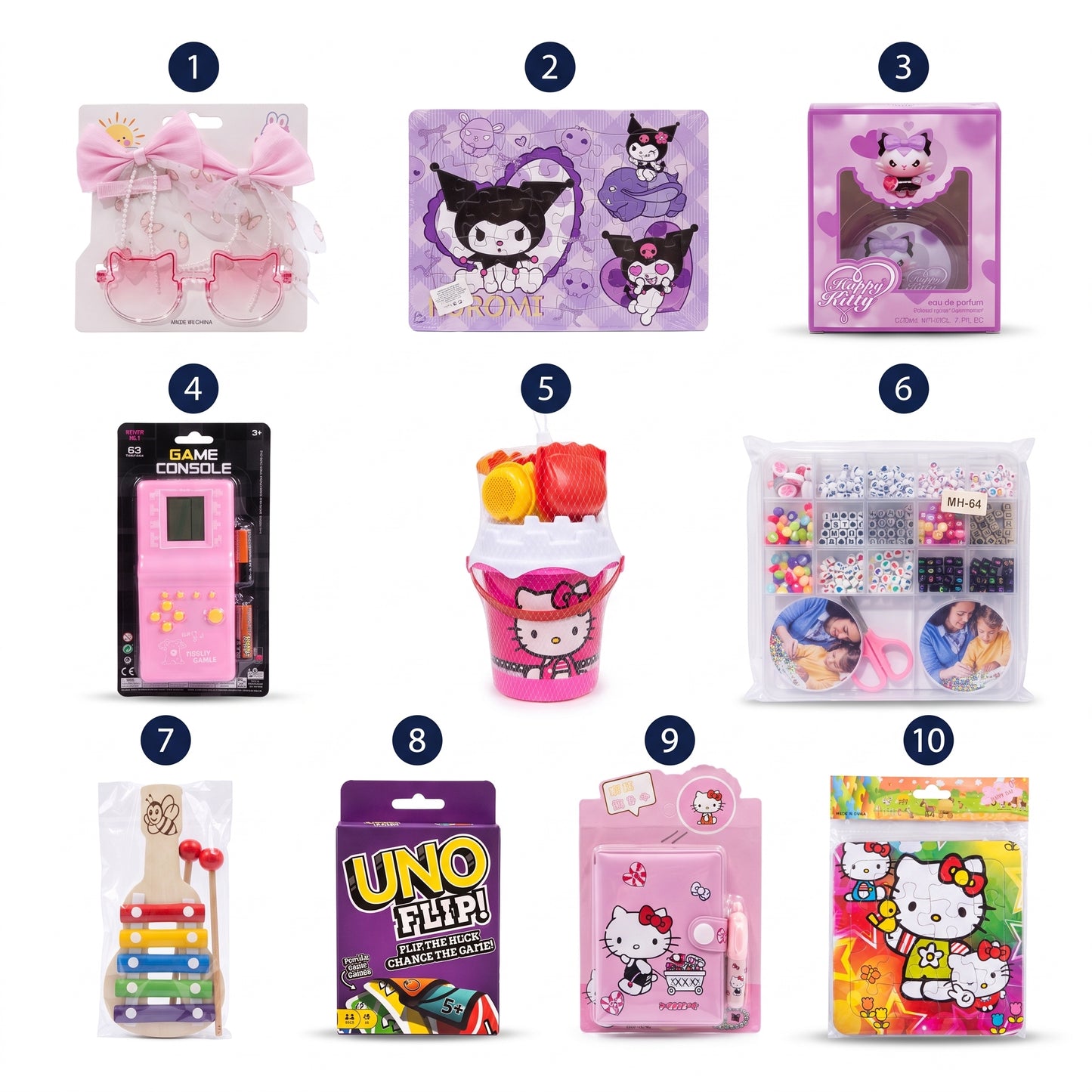 Coffret Surprise Premium Fille – 10 Jeux & Accessoires