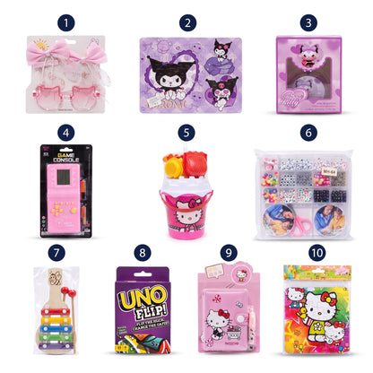 Coffret Surprise Premium Fille – 10 Jeux & Accessoires