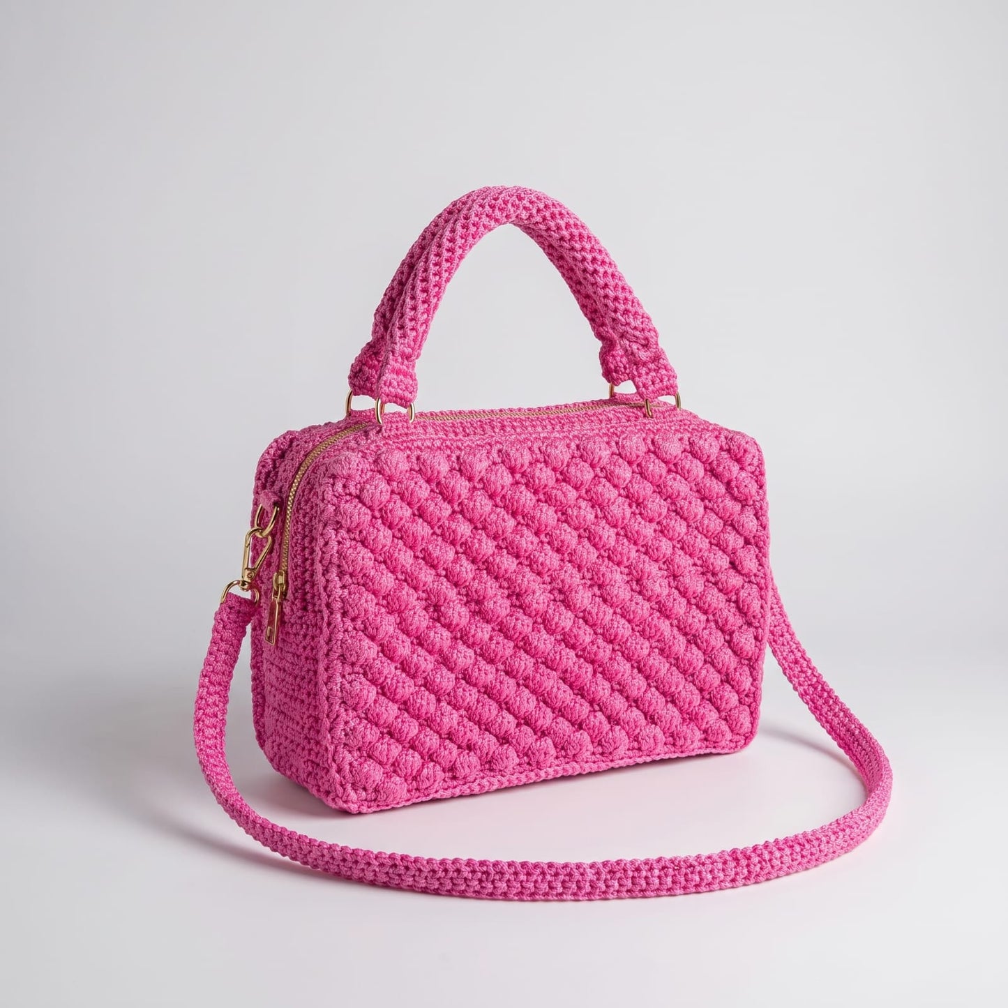 Sac à Main Texturé "Bubble Chic" – L'Élégance Artisanale
