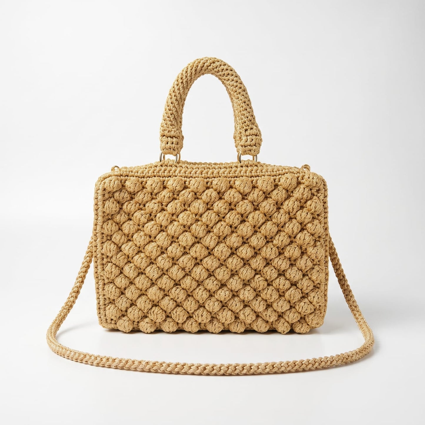 Sac à Main Texturé "Bubble Chic" – L'Élégance Artisanale