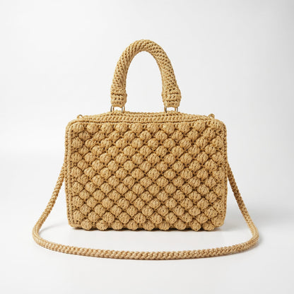 Sac à Main Texturé "Bubble Chic" – L'Élégance Artisanale