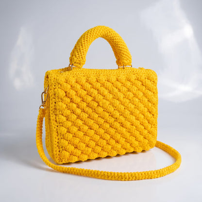 Sac à Main Texturé "Bubble Chic" – L'Élégance Artisanale