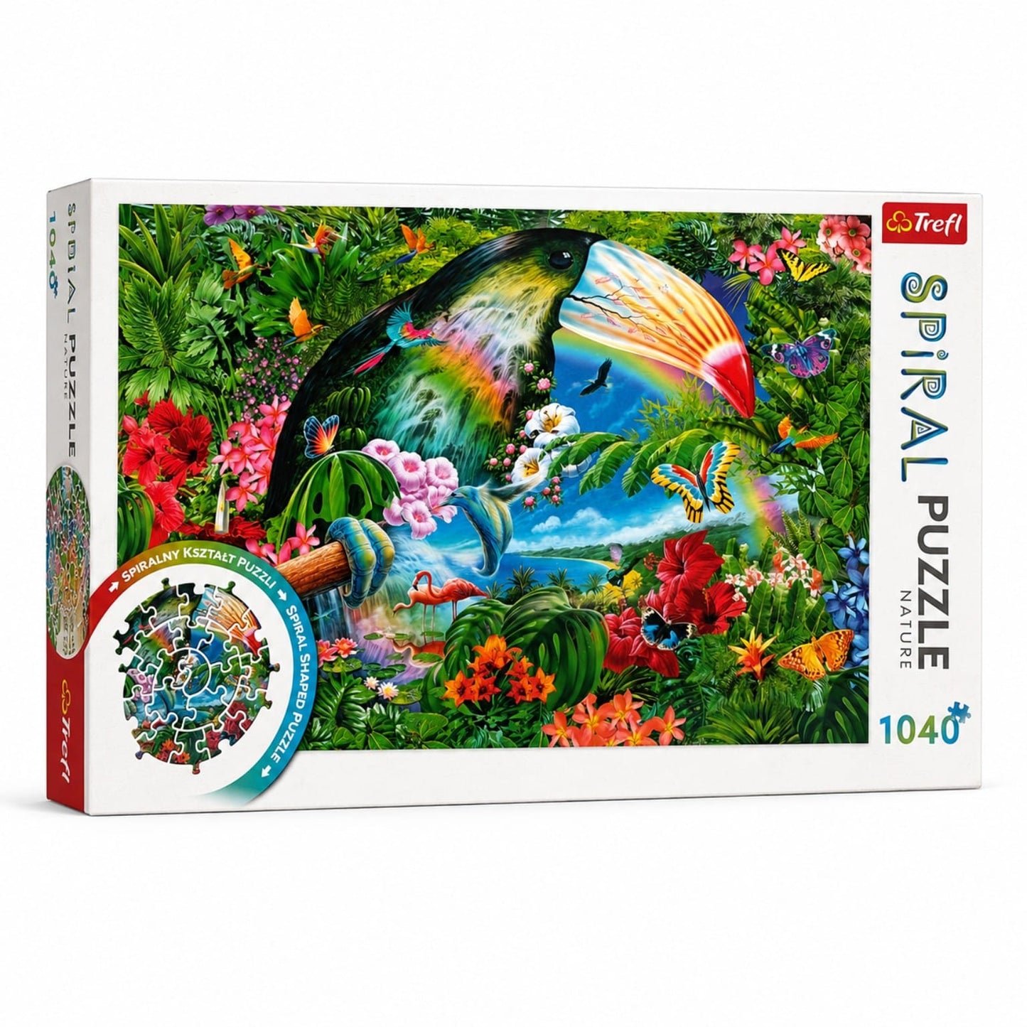 Puzzle Spirale Trefl Animaux Tropicaux – 1040 Pièces
