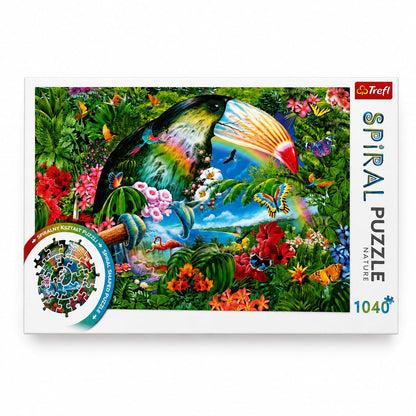 Puzzle Spirale Trefl Animaux Tropicaux – 1040 Pièces