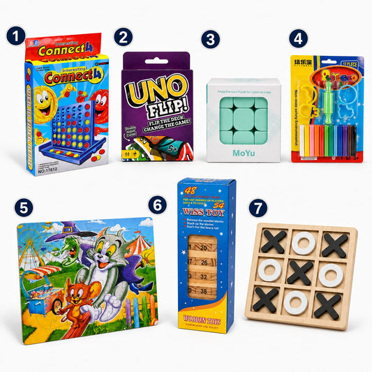 Pack Découverte de 7 Jeux – Réflexion, Créativité et Jeux en Famille