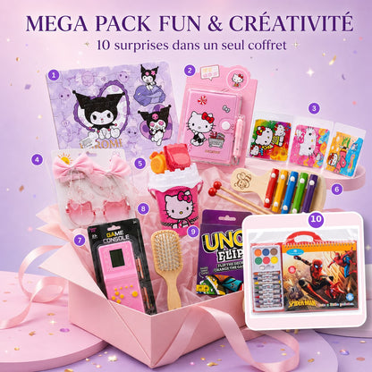 Mega Pack Fille 10 Jeux et Accessoires – Créativité, Musique, Style et Divertissement