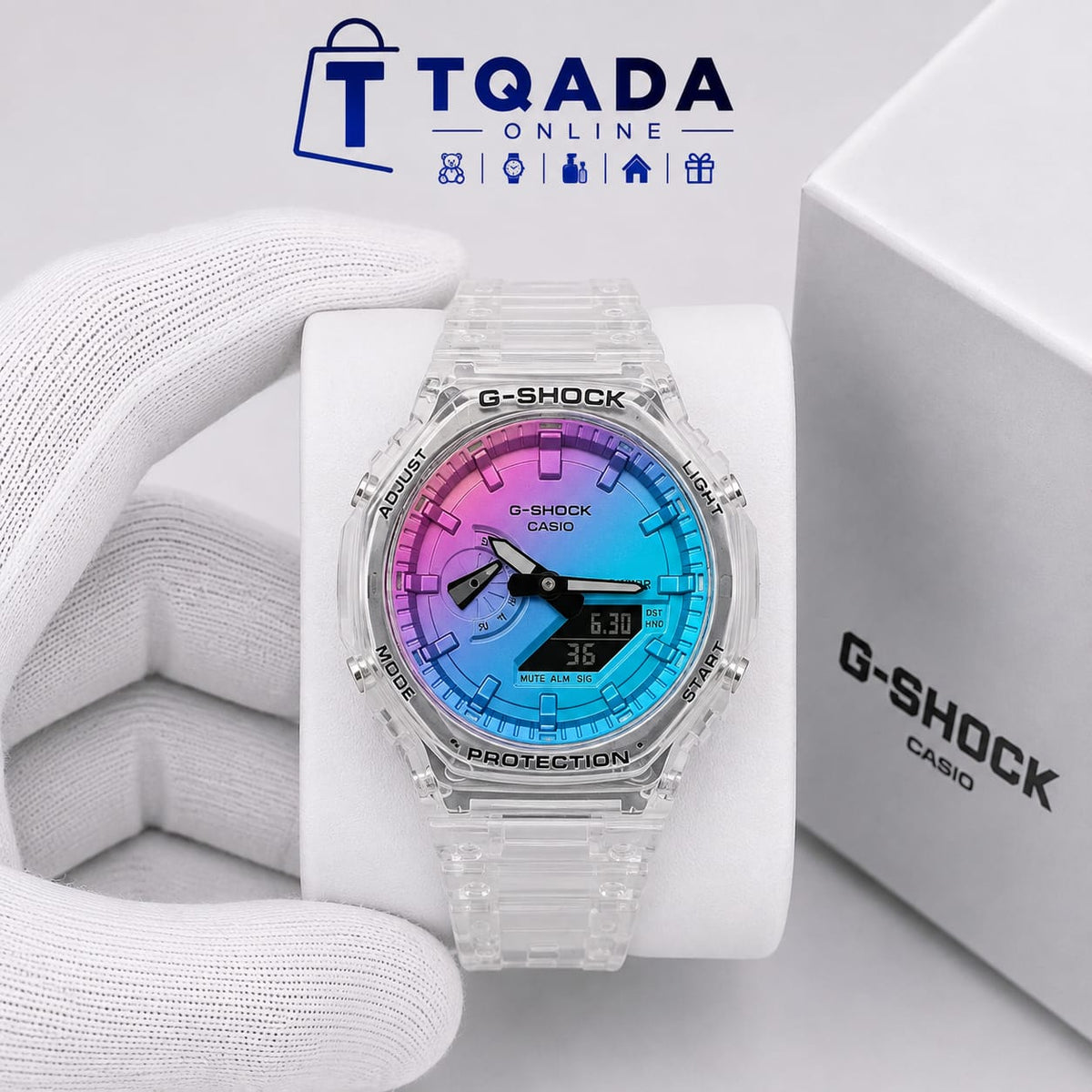 Casio G-SHOCK GA-2100 – Montre Analogique-Digitale Résistante Homme